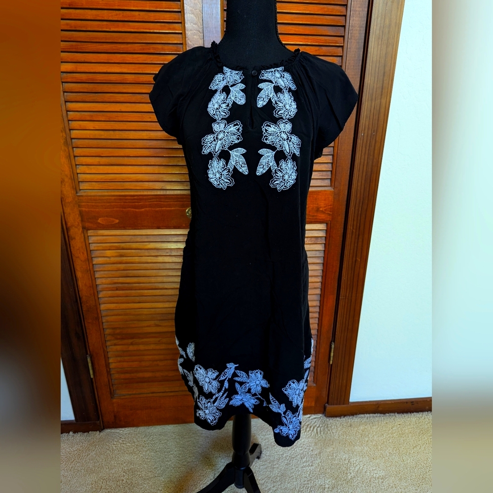 Loft embroidered dress